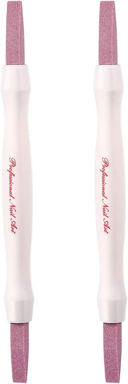 Pumice Stone Nail File Double-Headed Nail Polishing Pen Stick Cuticle Remover Tr