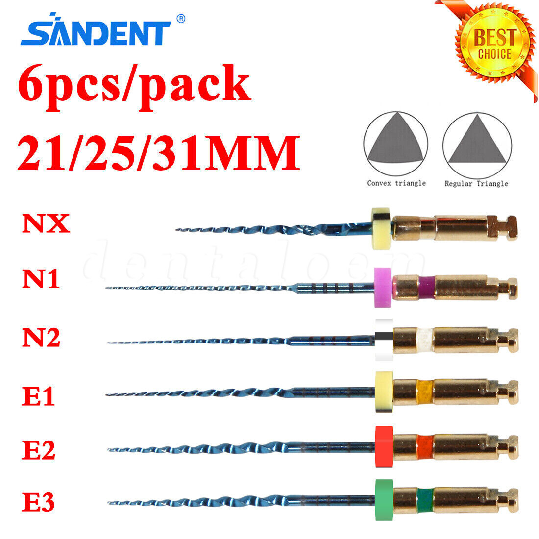 Dental Endo NITI Super Elastic X- Taper NX-E3 Files For Root Canal Doctor