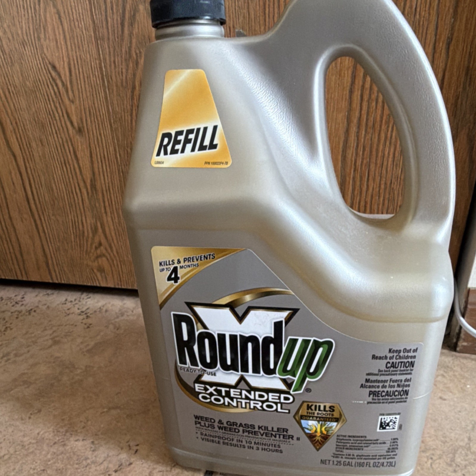Roundup Extended Control Ready-to-Use Weed Killer Rainproof 3hr 4mo 1.25gal