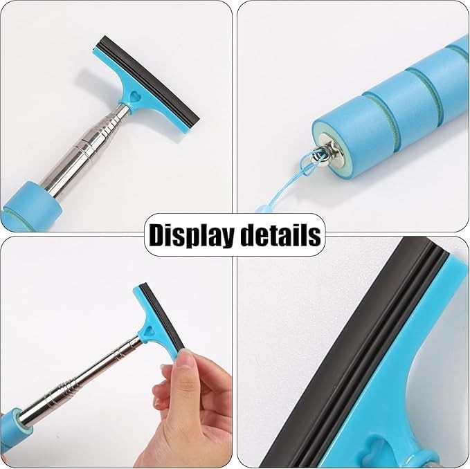 Retractable Car Mirror Squeegee - Telescopic Wiper for Rearview & Side Mirrors