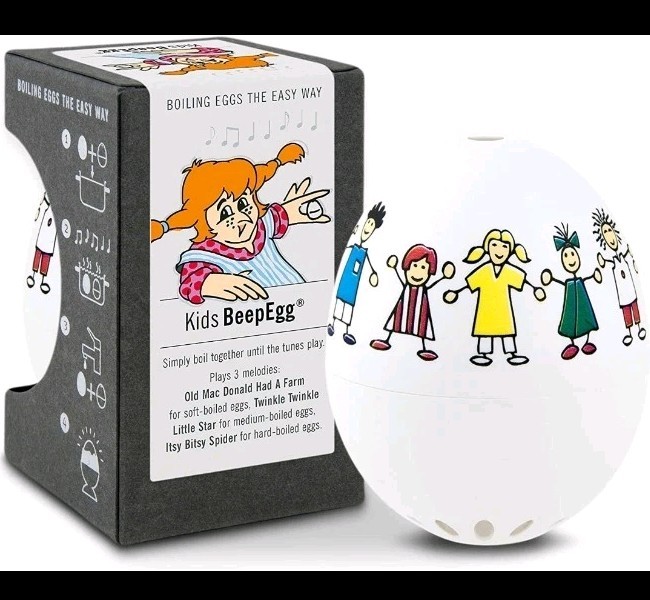 Brainstream Kids BeepEgg - Singing Floating Egg Timer, Boil Together W/ The Eggs