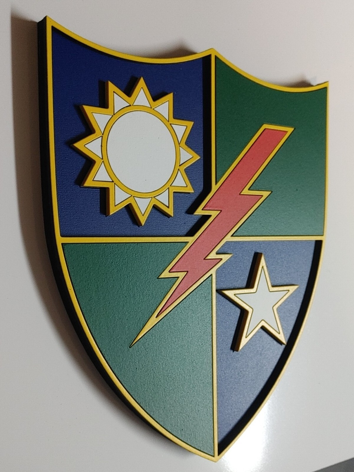 8" US Army 75th Ranger Regiment Unit Insignia Plaque