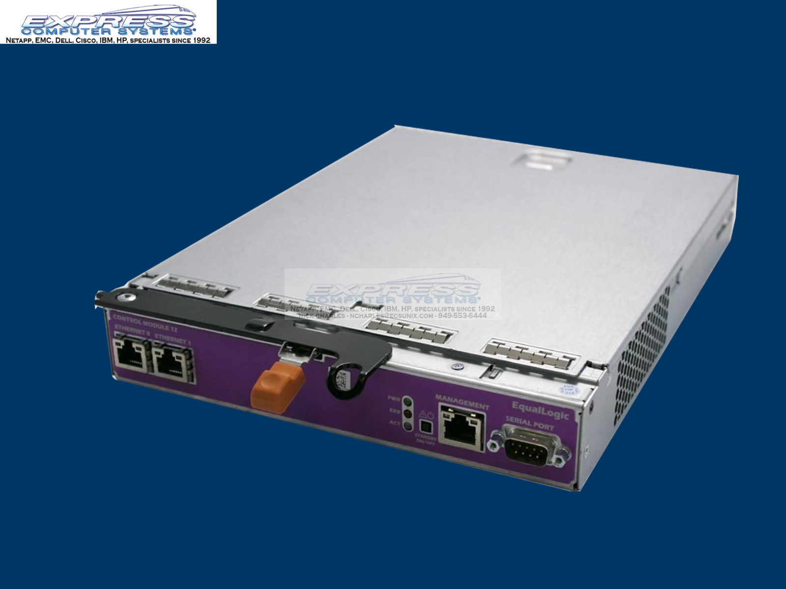 Dell Equallogic VYN8H Type 12 Controller 1Gbe PS4100 PS4100X PS4100E PS4100XV