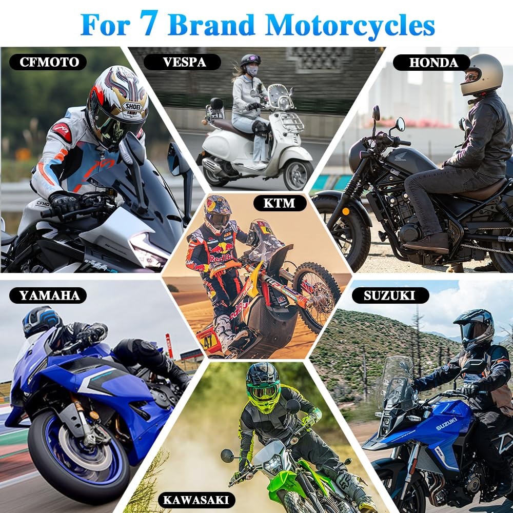 Motorcycle OBD Code Reader ABS ECU Scan Service Reset for Honda, Suzuki, CFMOTO