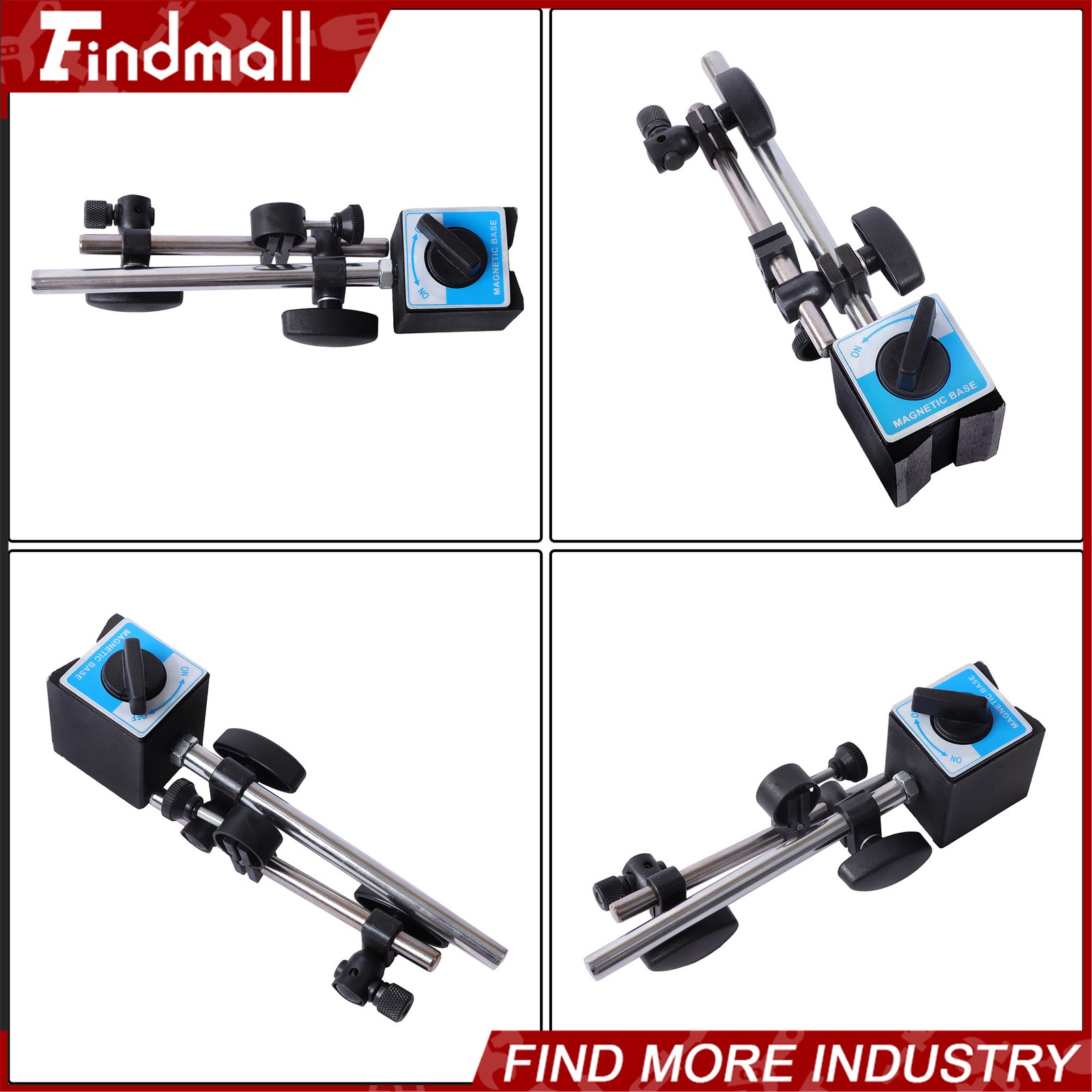 Findmall Dial Indicator, Magnetic Base & Point Precision Inspection Set