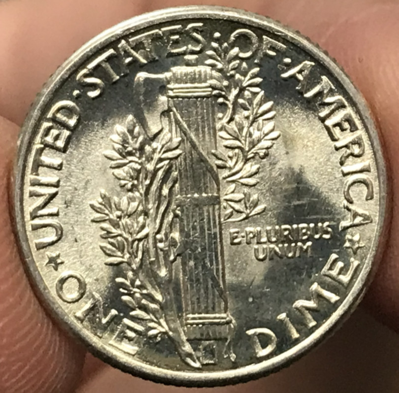 1940 10C Silver Mercury Dime Uncirculated