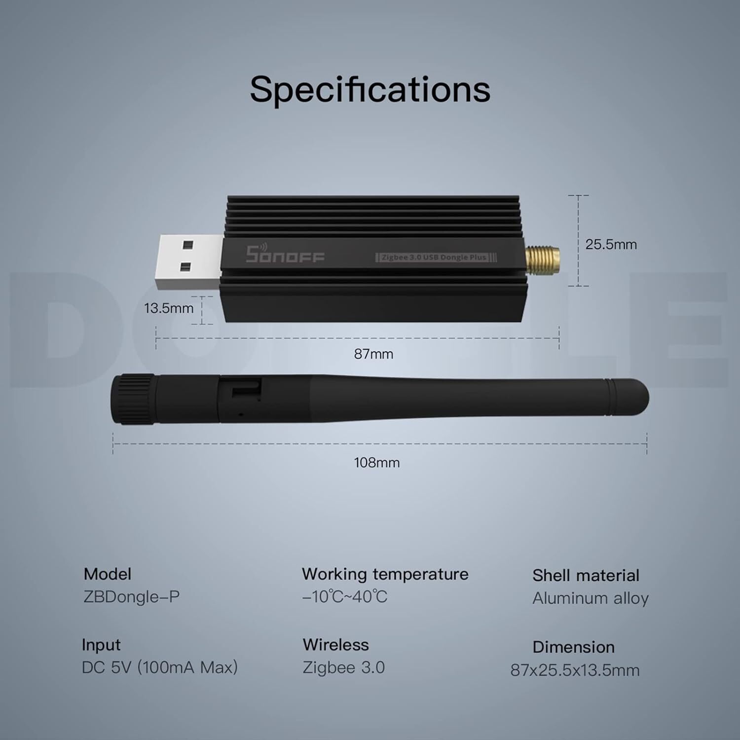 SONOFF Zigbee USB Dongle Plus Gateway for Home Assistant, IoBroker, Zigbee2MQTT