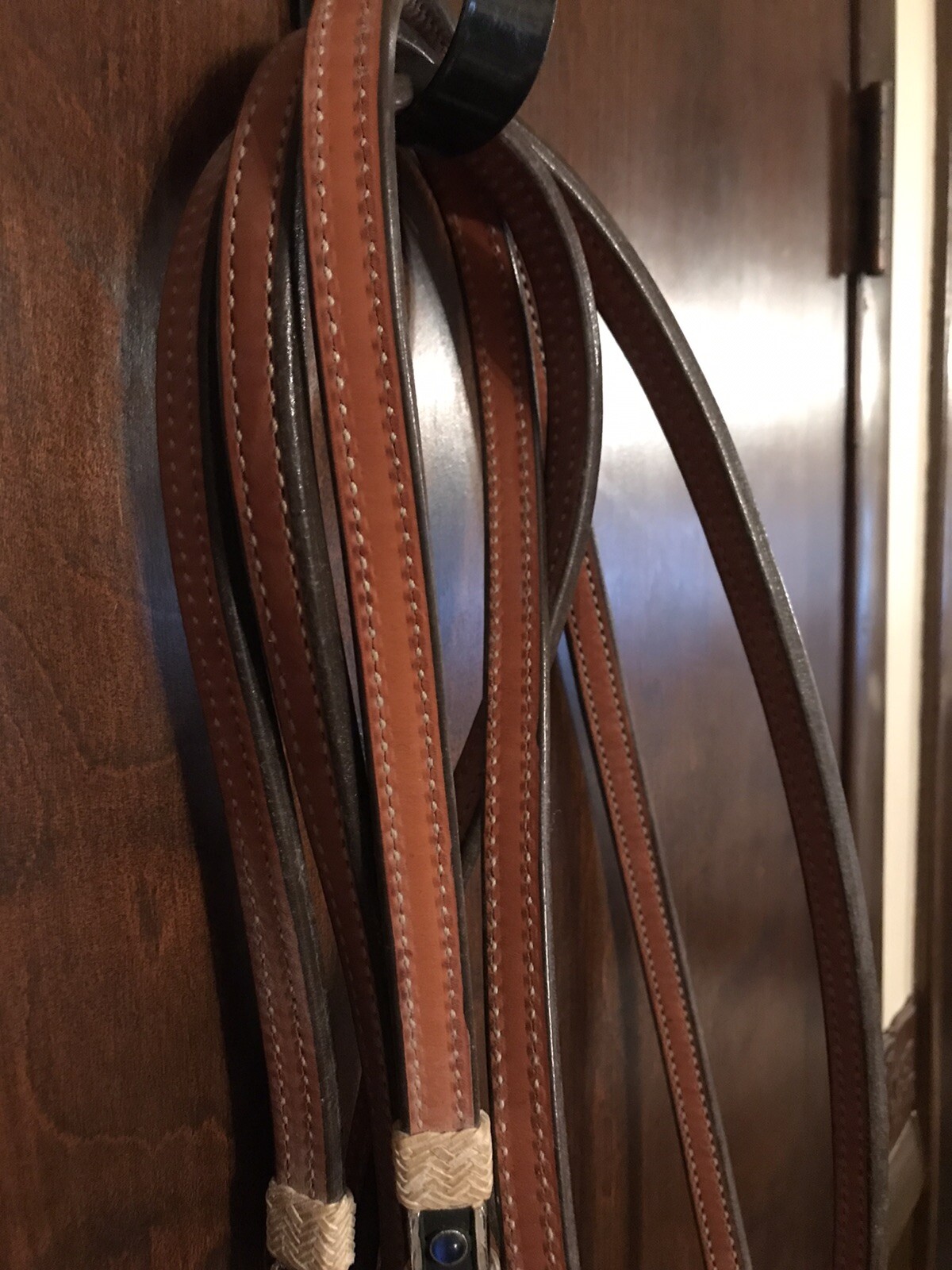 Jewelry On Tack Split Show Reins, NWT
