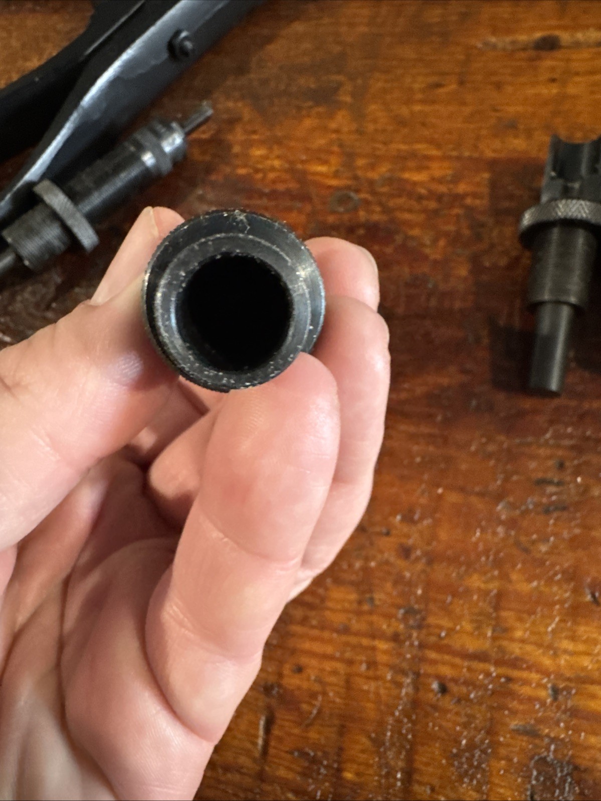 Vintage Lyman Model 310 Tool & .35 Remington Reloading Die Set.
