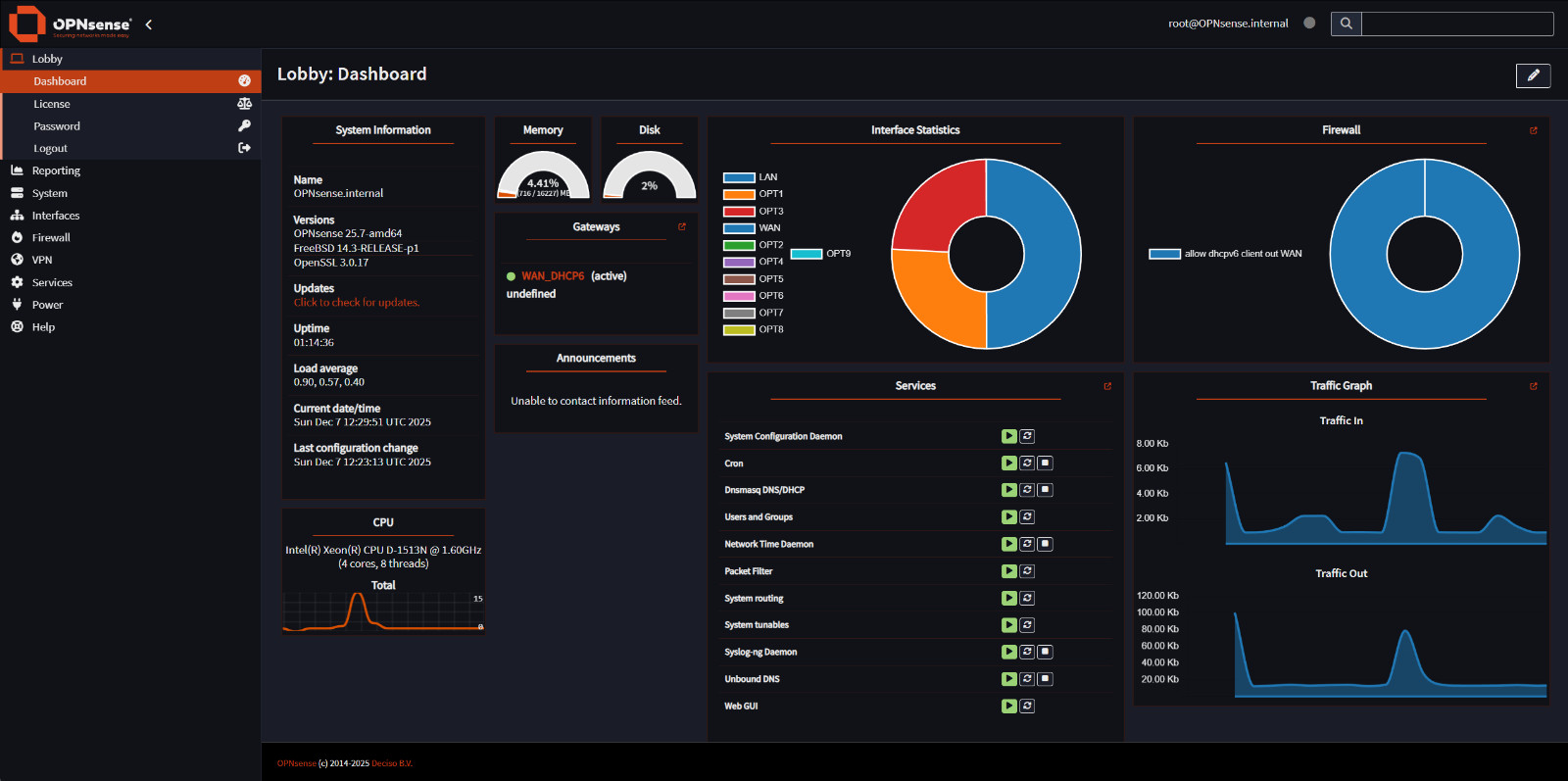 OPNsense Security Appliance Riverbed Steelhead CX580