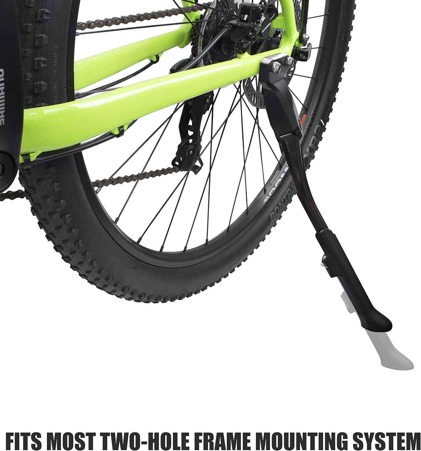 Bike Kickstand - Mountain Bike Kick Stand for 24-29" Bicycles - Adjustable Lengt