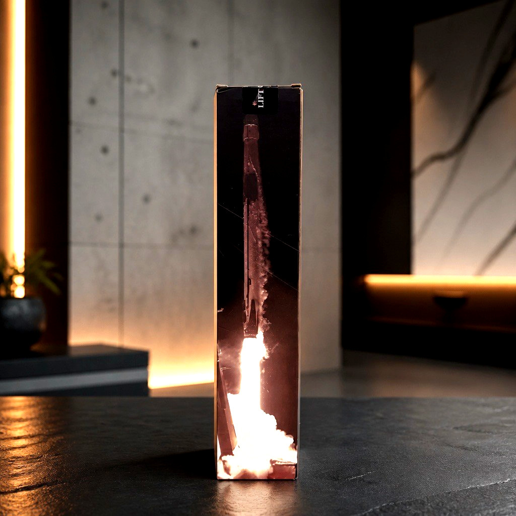 Spacex Dragon + F9 Rocket Desk Top Display Model