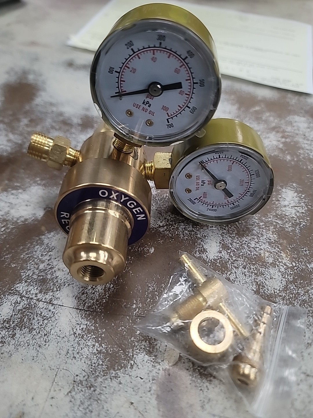 YaeTek‎ TEK-SH-0183 Oxygen Welding Regulator