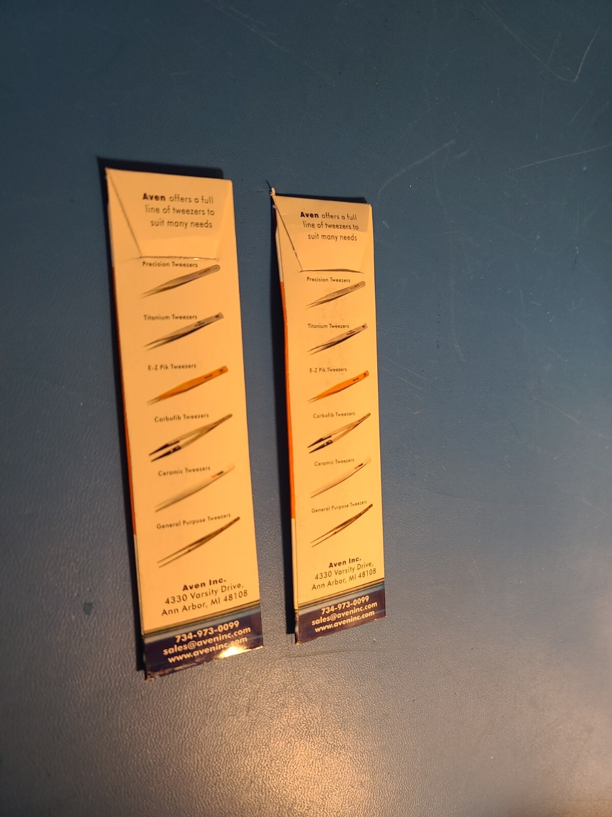 Aven 18481 Curved Serrated Tweezer, Stainless Steel, 4.375" d400