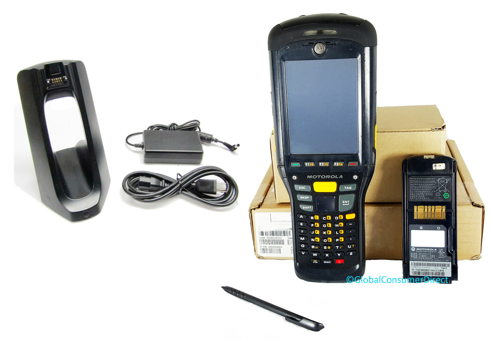 MOTOROLA Zebra MC9500-K +CRADLE MC9590-KD0DAC00100 Barcode Scanner WiFi WM6.5