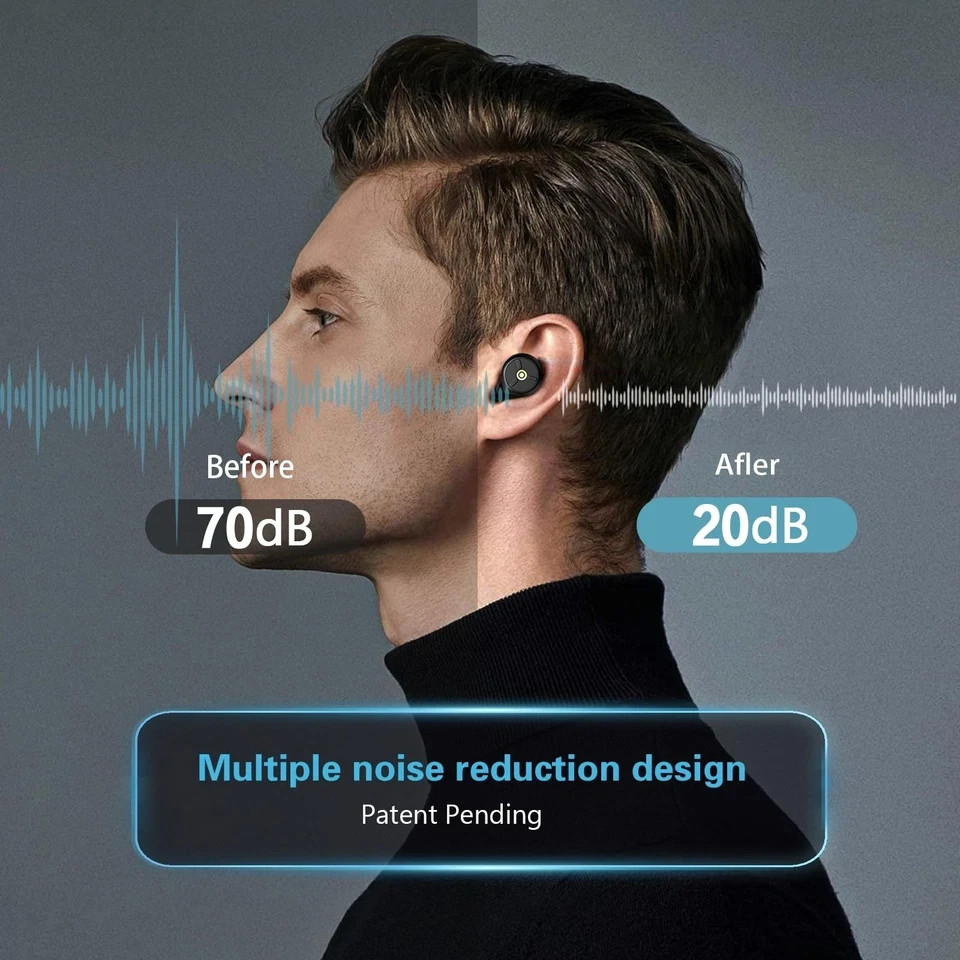 Noise Cancelling Ear Plugs for Sleeping, Travel & Work - 50dB Reusable Silico