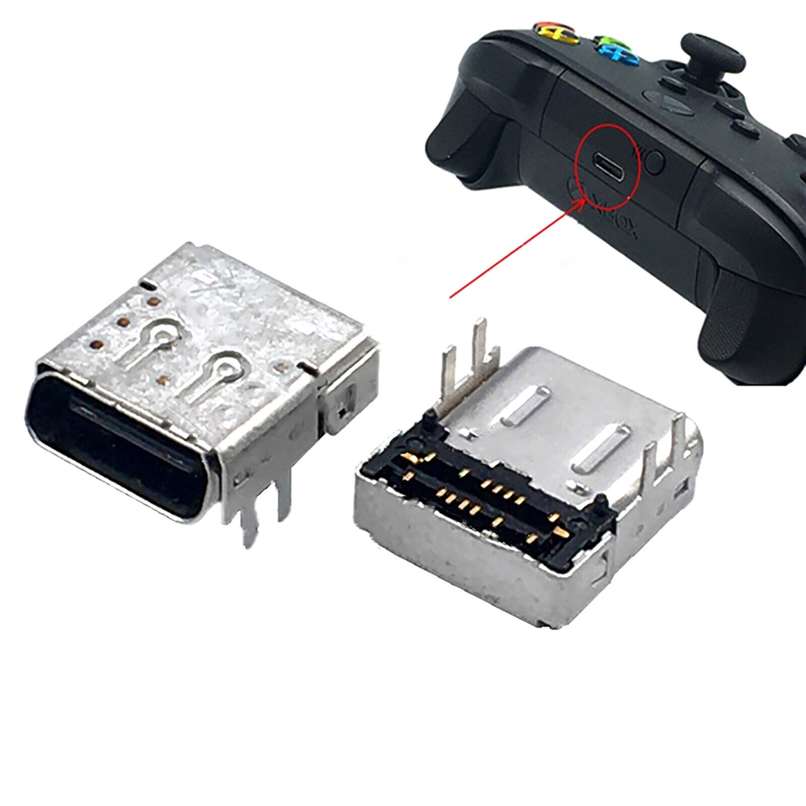 Type-C Charging Port Socket for XBOX Series X S XSS XSX Game Controller Parts