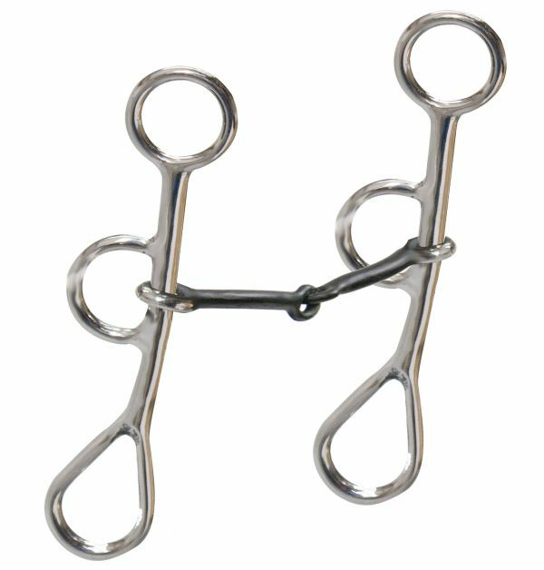 New 5" Western Stainless Steel Sweet Iron Mouth Colt Broken Snaffle Bit  1544