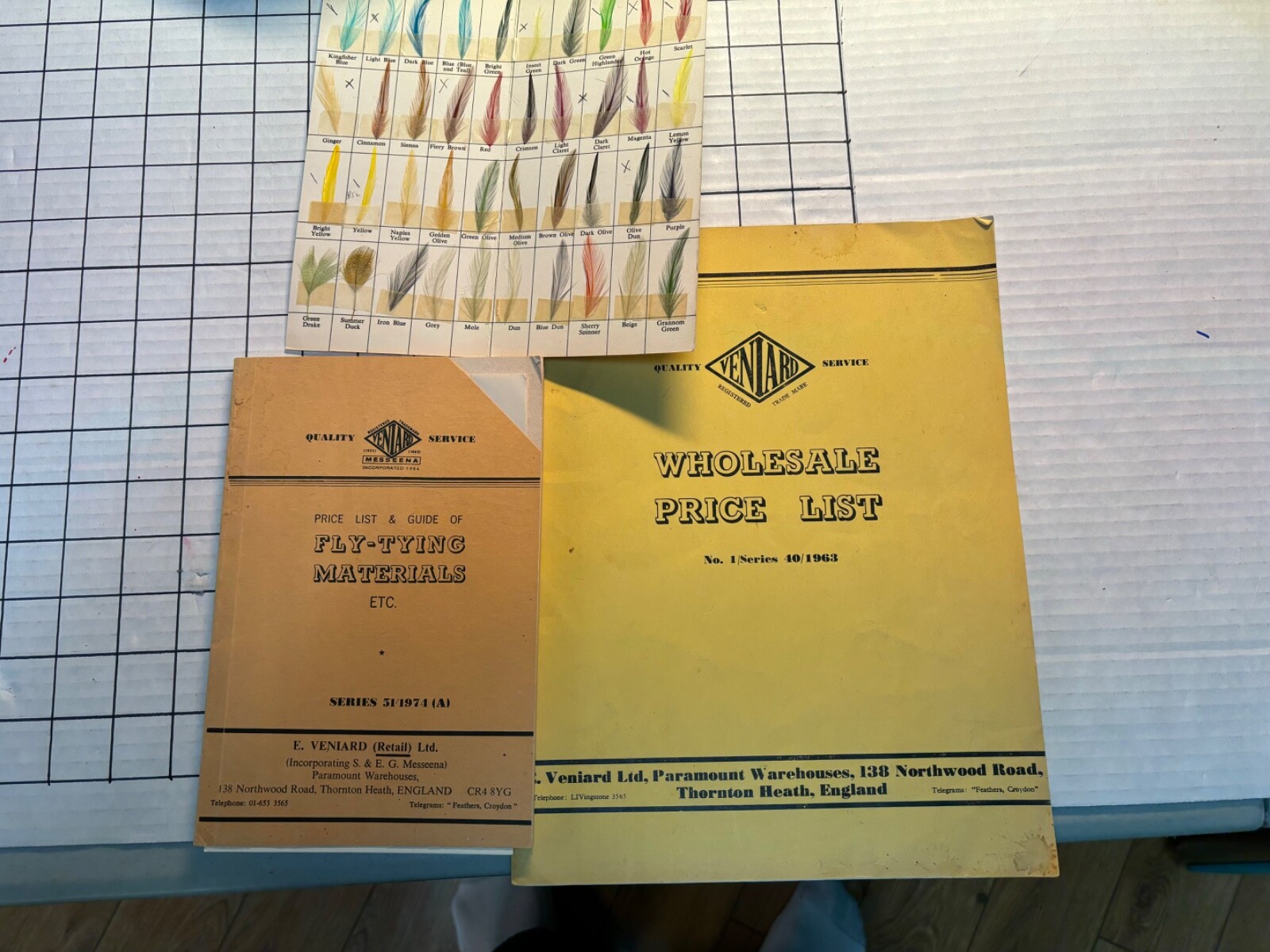 fly tying / rod building catalogues- books