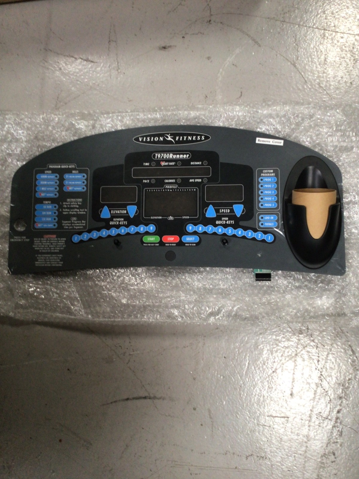 Vision Fitness Display T9700Runner