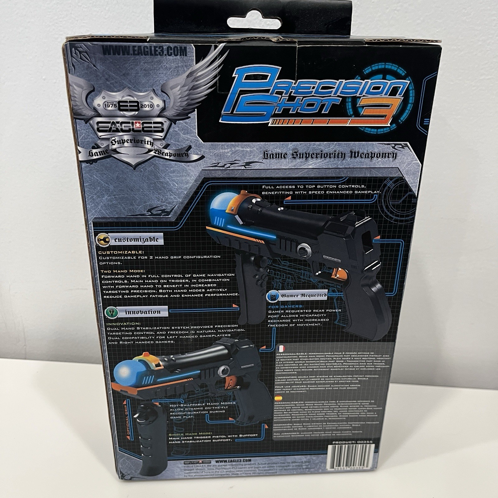 Eagle3 Precision Shot 3 Light Gun Controller for Playstation Move 00355