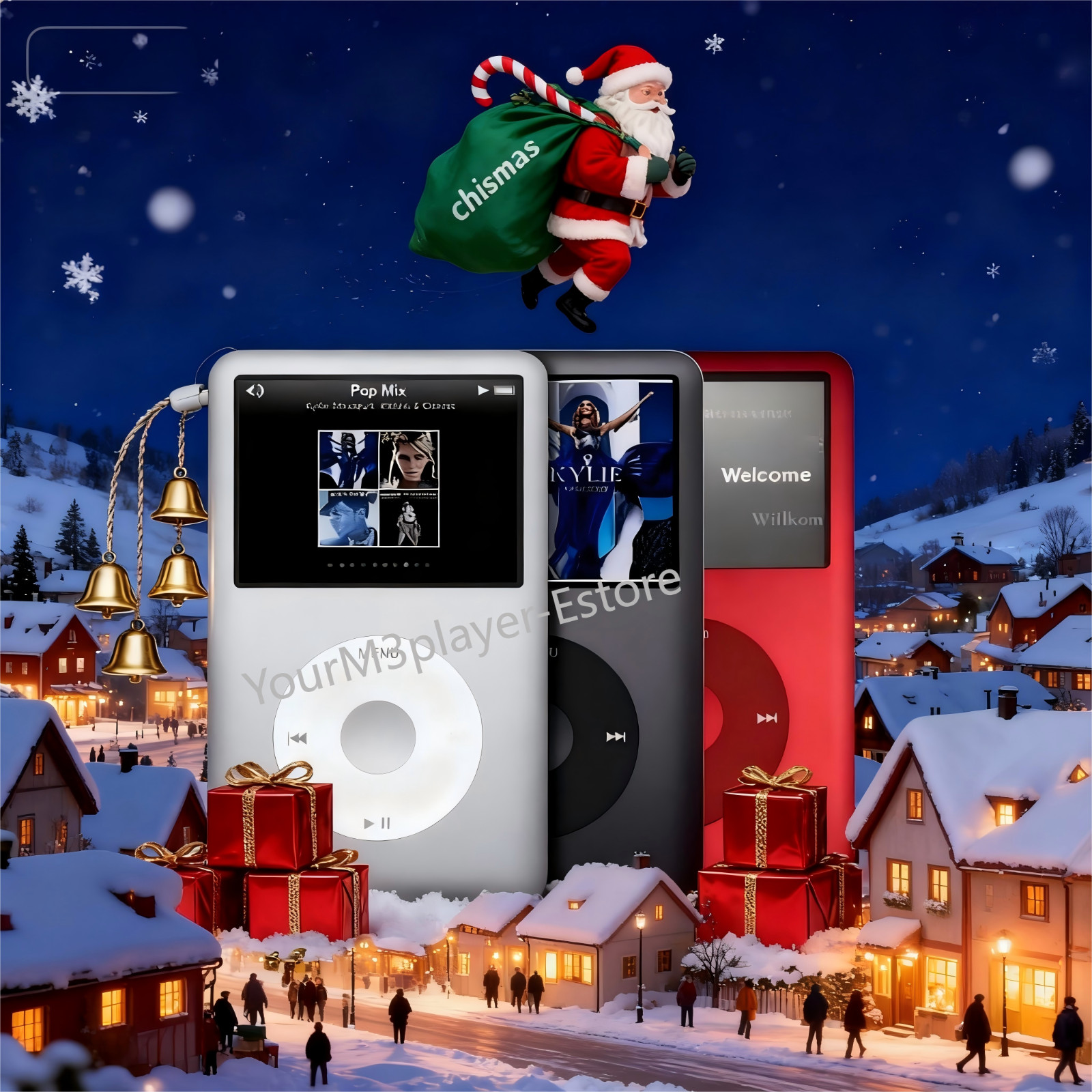 NEW Apple iPod Classic 7th Gen 1TB/512GB/256GB/160GB/80GB SSD 2000 mAh Xmas gift