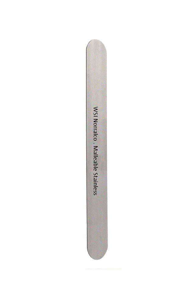 Ribbon Retractor, 6",  Double Ended, Malleable Stainless, 3/4" Wide