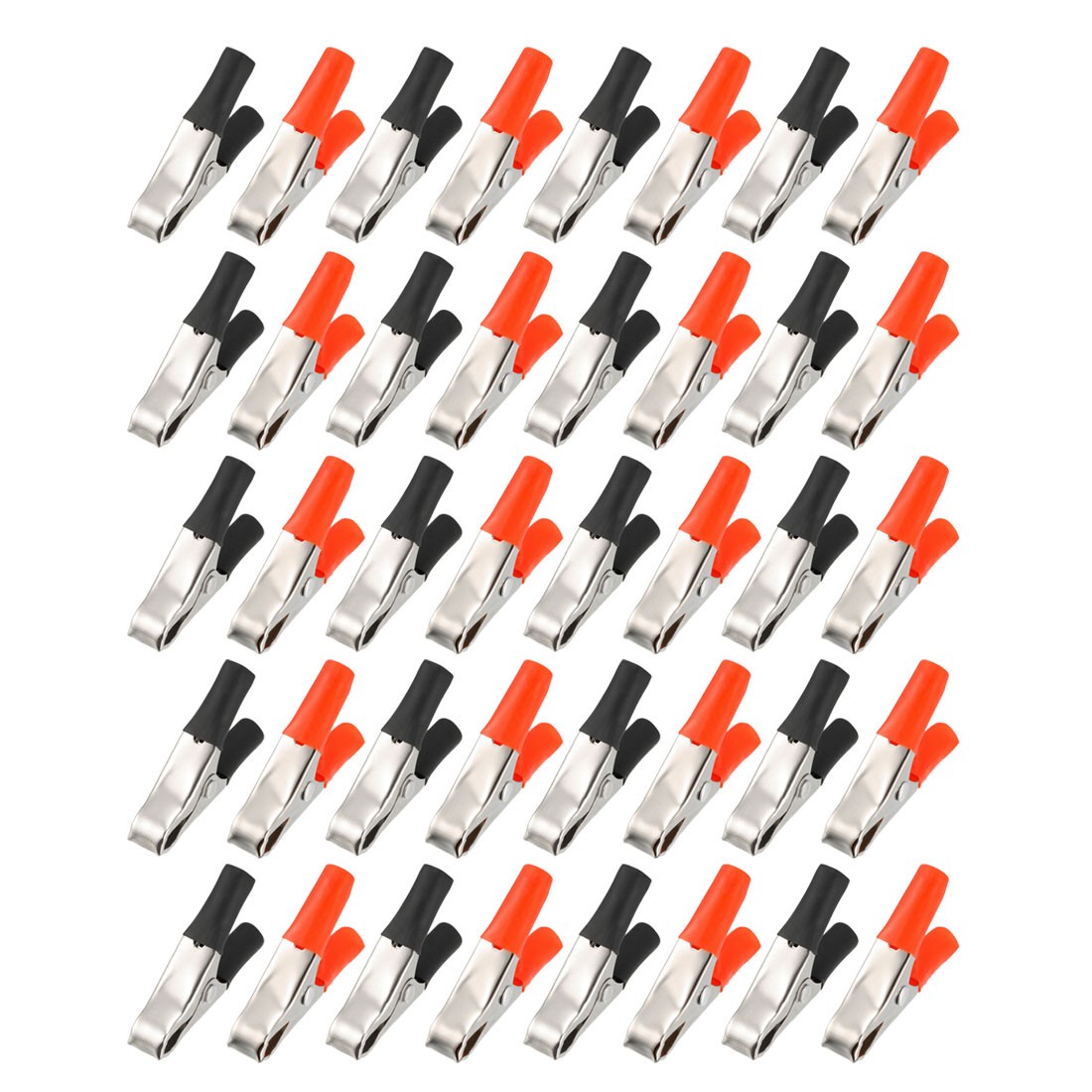 10A Battery Clips Alligator Clamps Terminal Test Battery Crocodile Clamp , 20pcs