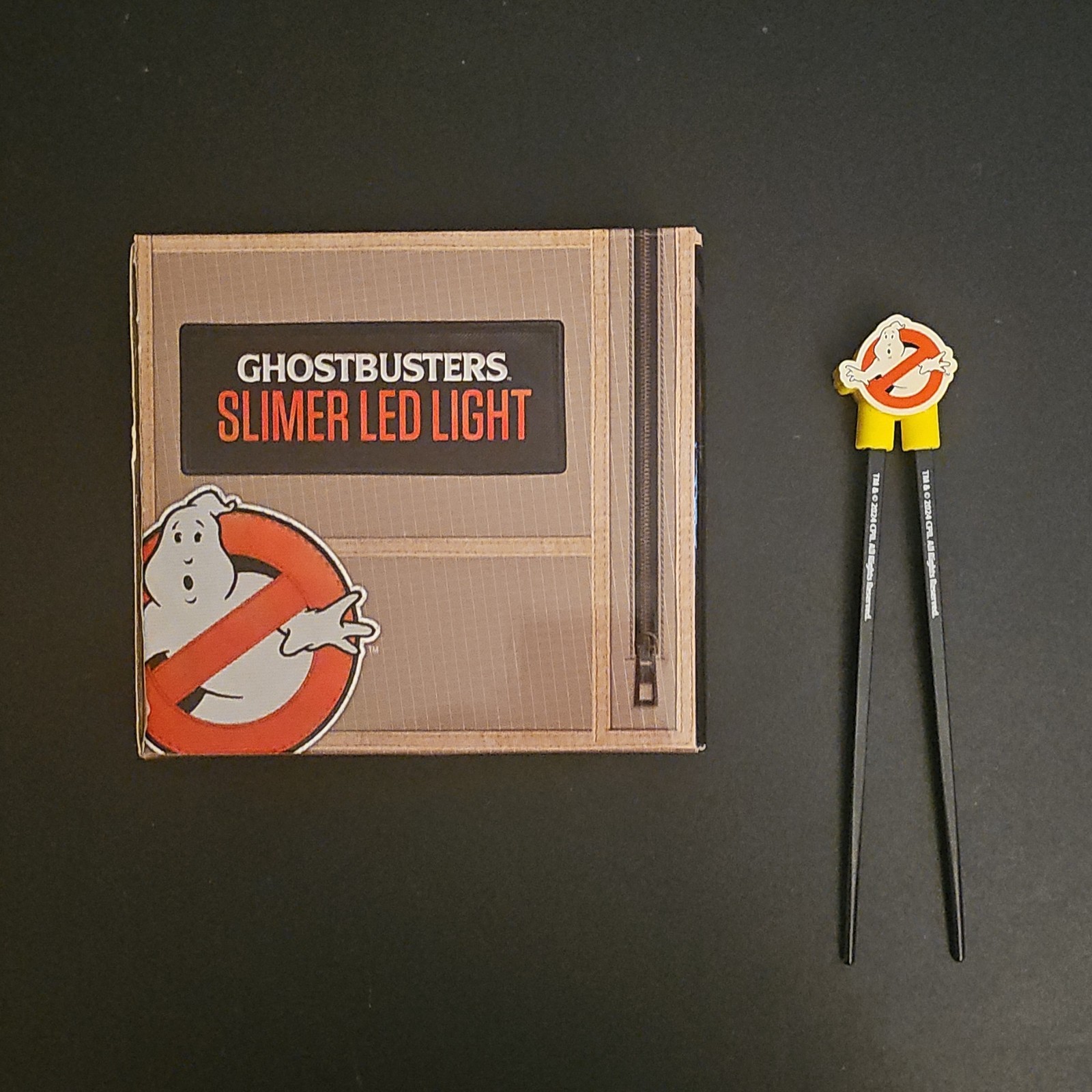 CultureFly Ghostbusters Slimer LED Light 6.7 x 6 in w/ USB / Chopsticks / Holder