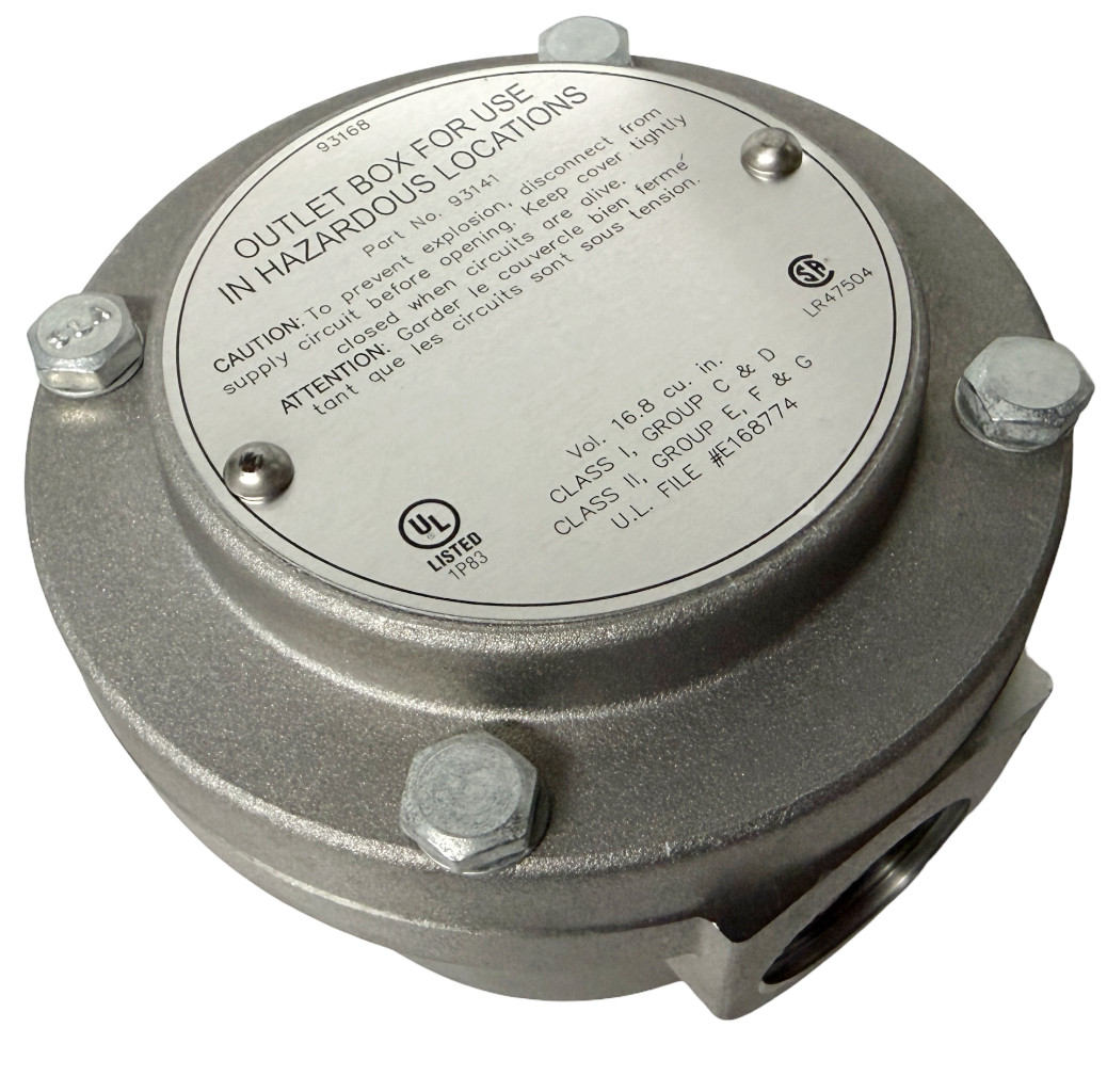 93141 Outlet Box 1" NPT For Use In Hazardous Locations