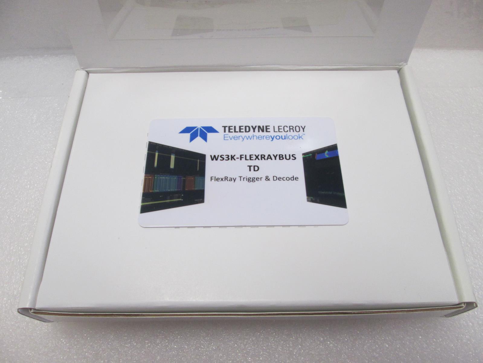 TELEDYNE LECROY WS3K-FLEXRAYBUS TD FLEX RAY TRIGGER & DECODE NEW
