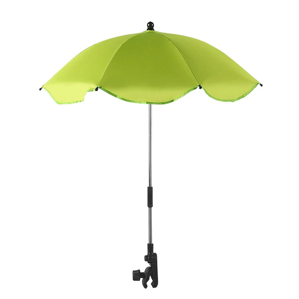 Adjustable Clamp Umbrella Chair Stroller UV Protection Outdoor Shade Universal