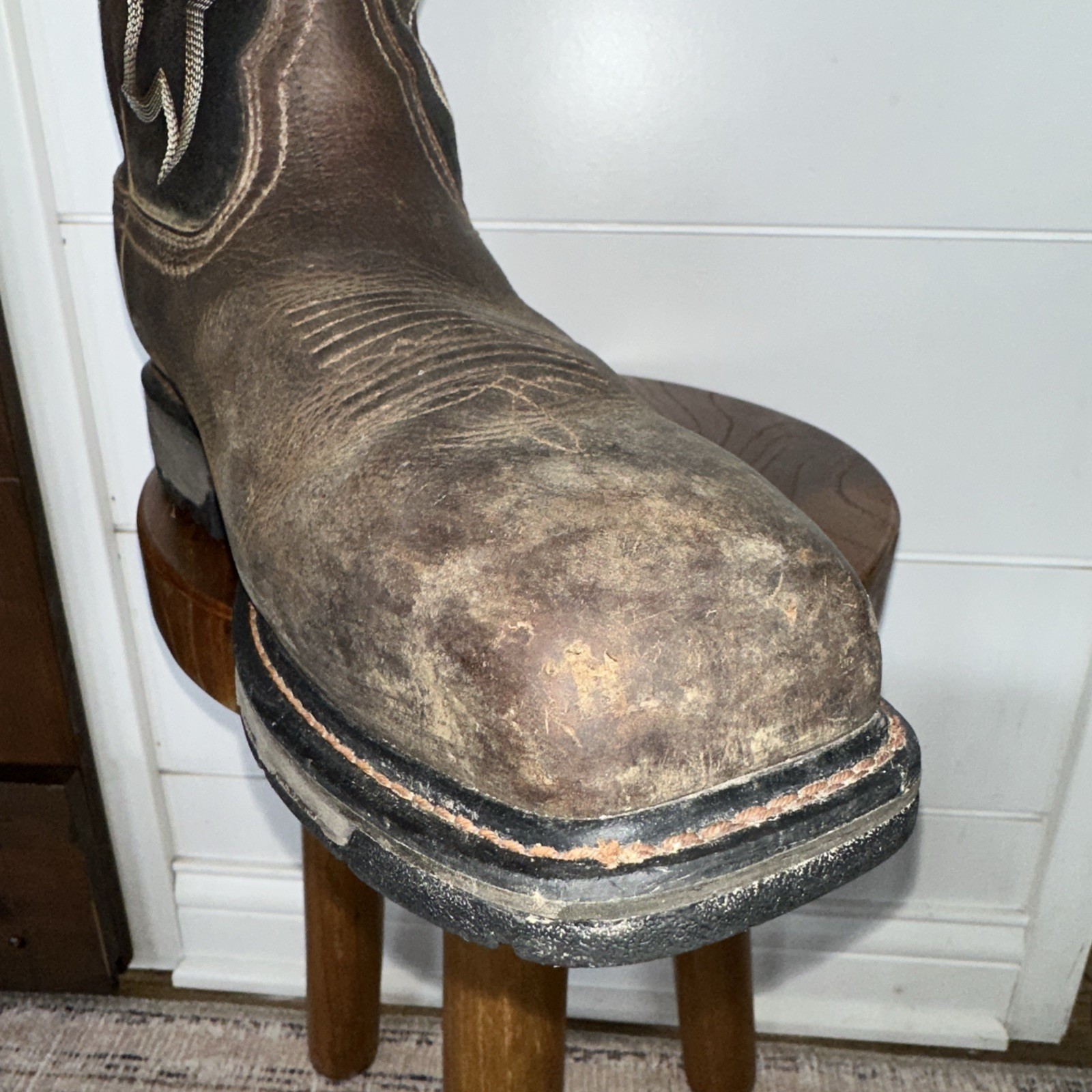 Ariat Waterproof WorkHog Wide Square Toe Composite Toe 400g Work Boots Size 13 D