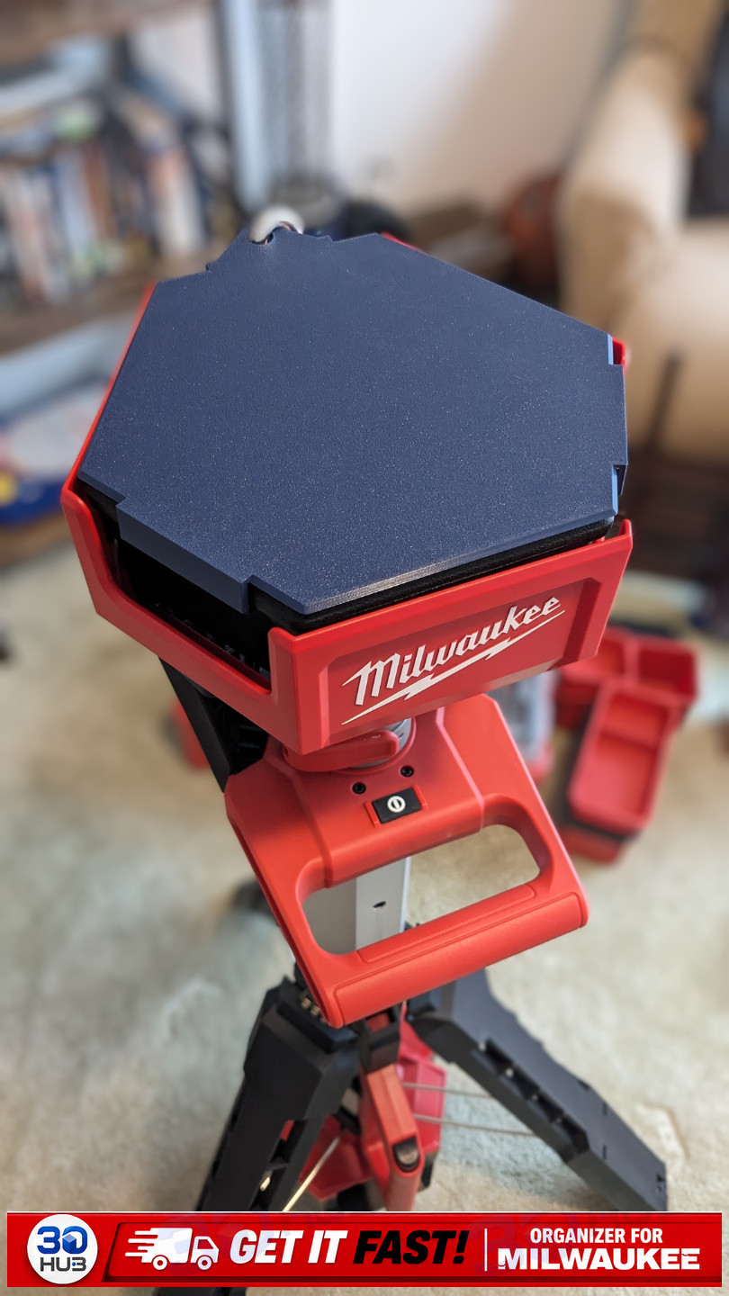 Milwaukee M18 Rocket Light Lens Cover Snap-On Protective Cap 10mm Carabiner