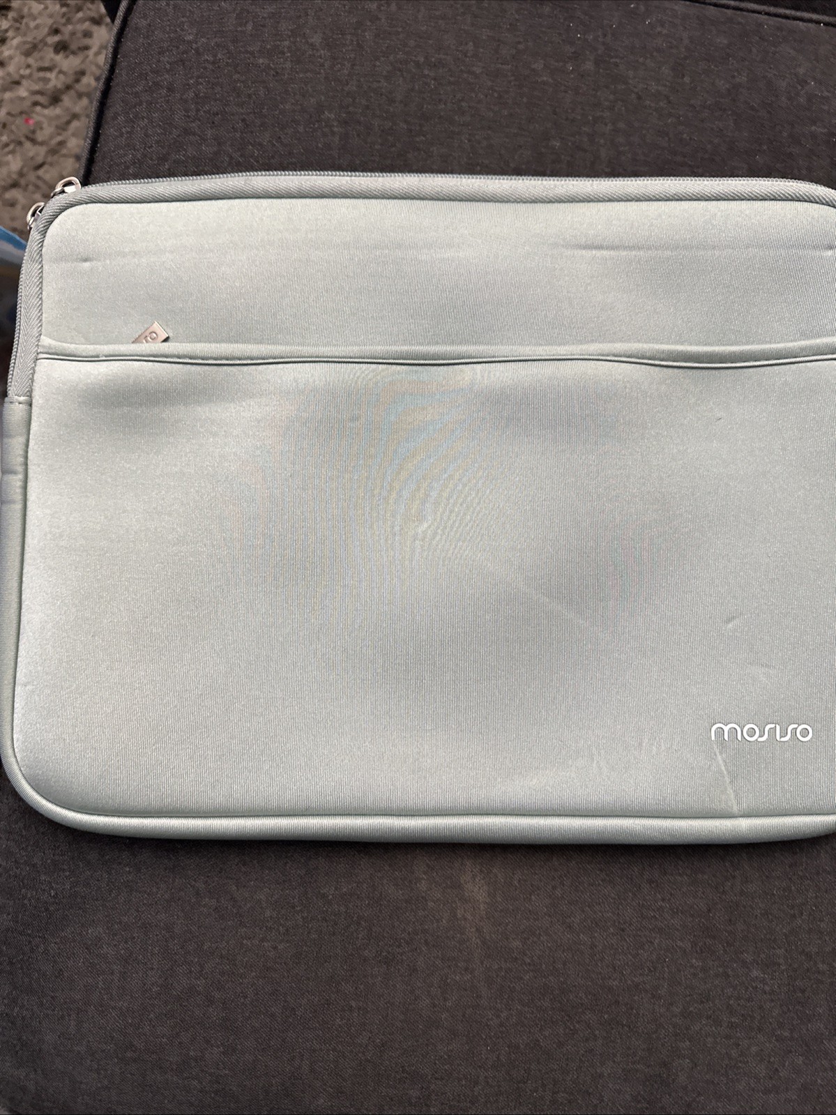 mosiso laptop sleeve Pale Green 14x11 Two Pockets