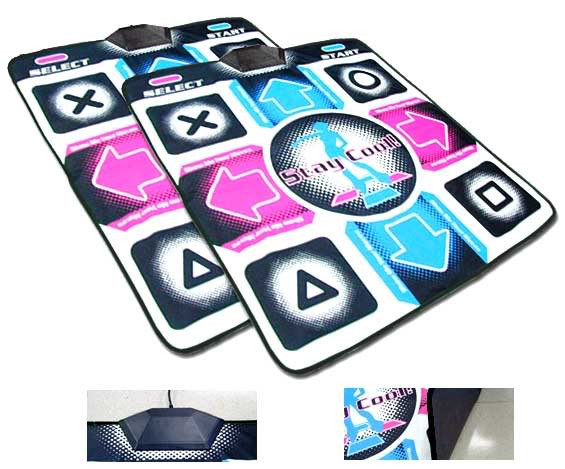 2 Mats of  Dance Revolution DDR Dance Pads for PlayStation PS1 PS2 with 8 Arrows