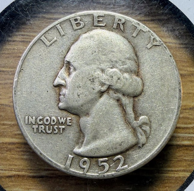 1952-S Washington Quarter - Actual Coin Shown - Free Shipping & Tracking INV#518