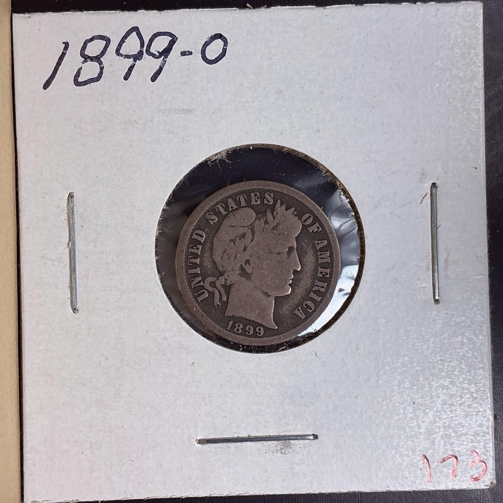 1899-O VG Barber Dime New Orleans Choice nice grade better date silver coin