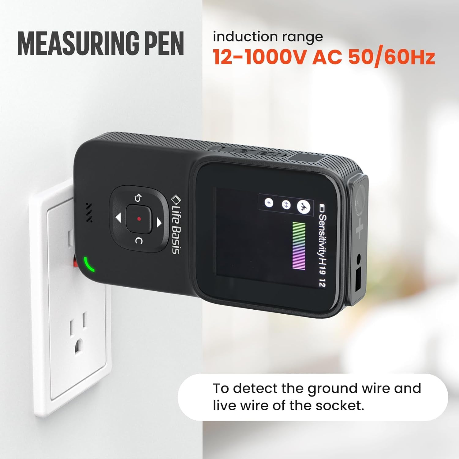 5-in-1 Wall Scanner: Stud Finder, Thermal Imager & Moisture Meter Combo