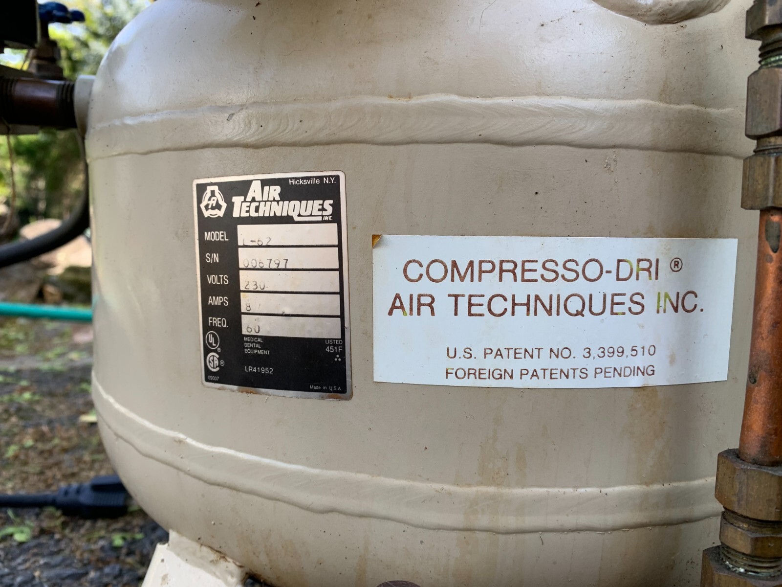 Dental Compressor- Compresso DRI Model 1411-474
