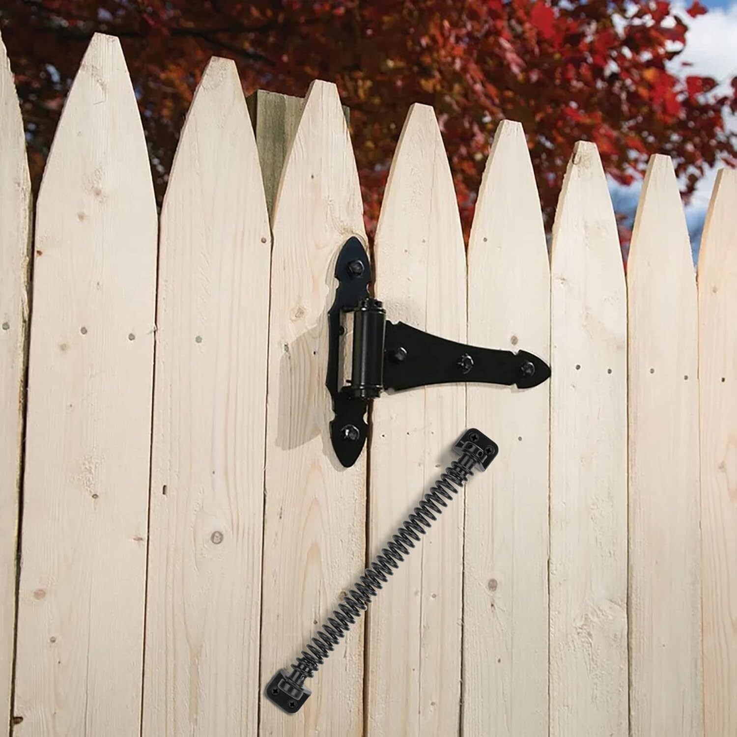 11-1/2" Gate Spring Self Closing Heavy Duty Adjustable black