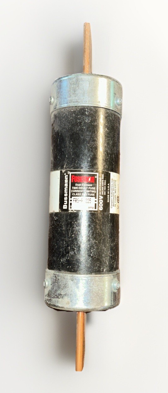 NEW FUSETRON FRS-R-225 DUAL ELEMENT TIME DELAY CLASS RK5 600V. FREE SHIPPING!