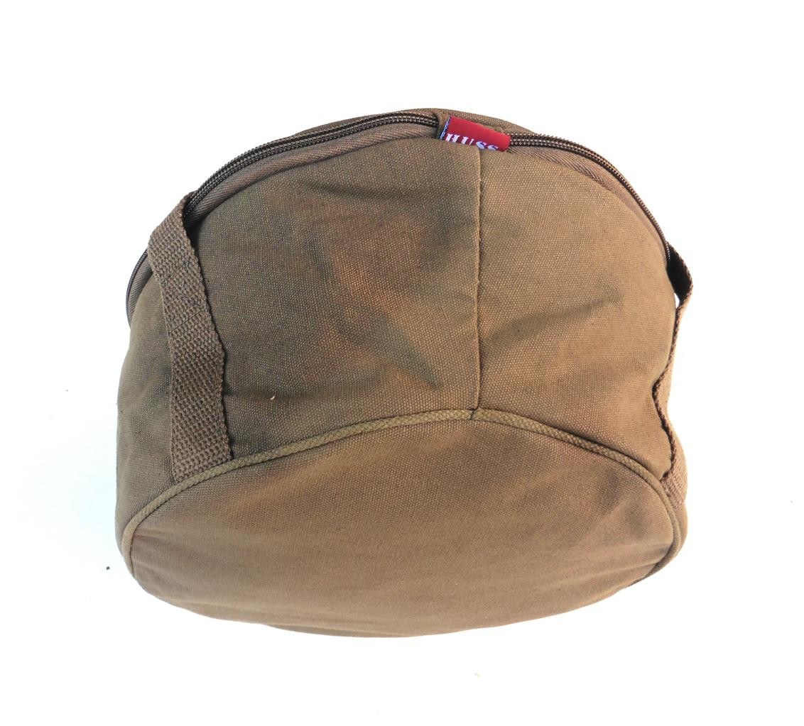 Huss 5.9L 2 Quart Canvas Camp Oven Carry Bag | Heavy Duty 22oz | Olive | HBC005
