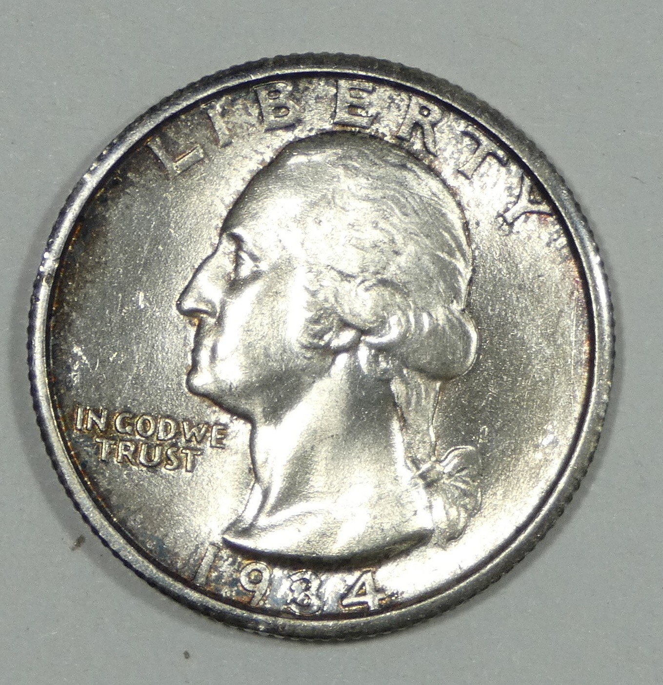 1934 Washington Quarter Nice BRILLIANT UNCIRCULATED Silver 25c