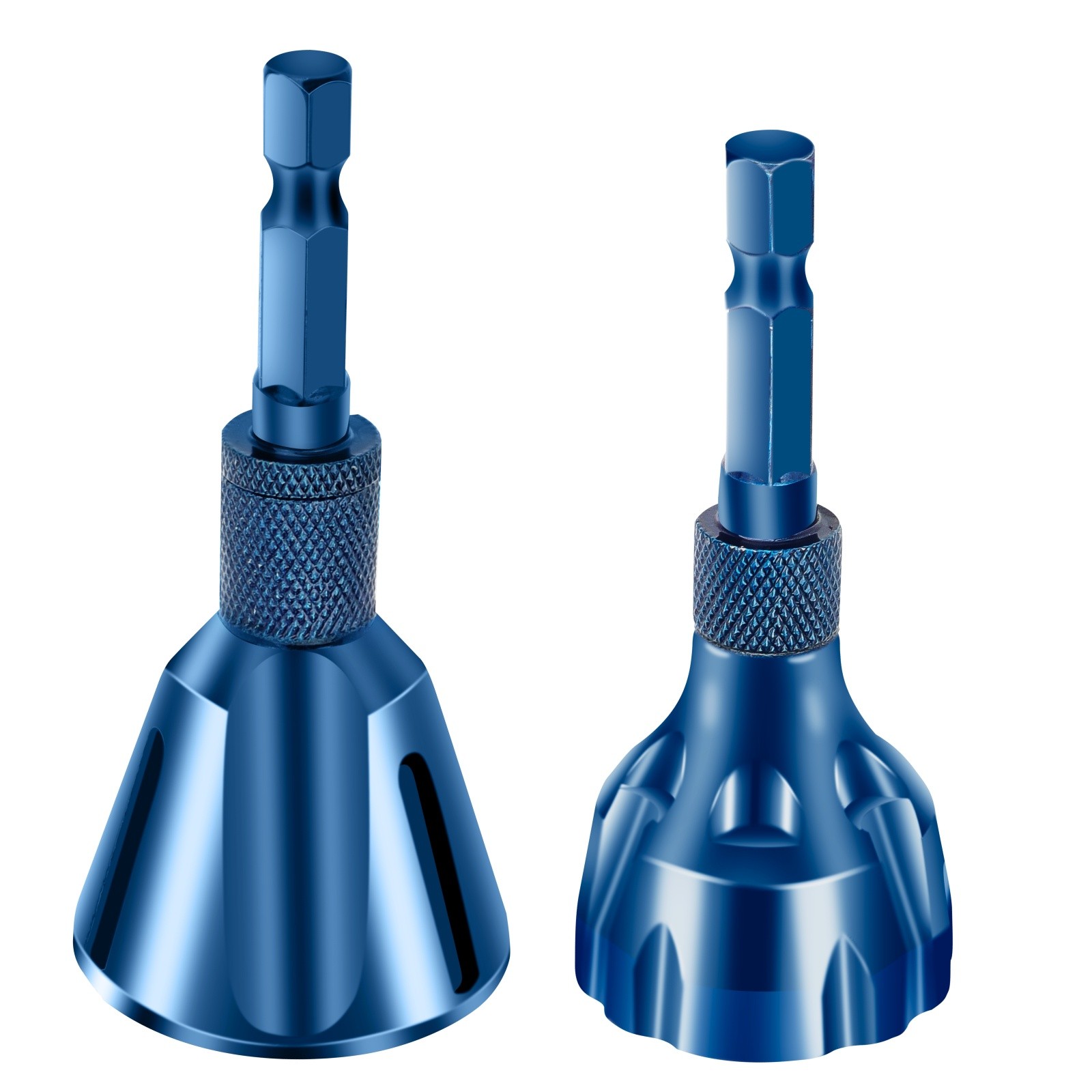 Deburring External Chamfer Tool 1/4'' Hex Shank Remove Burr From Bolts Nuts
