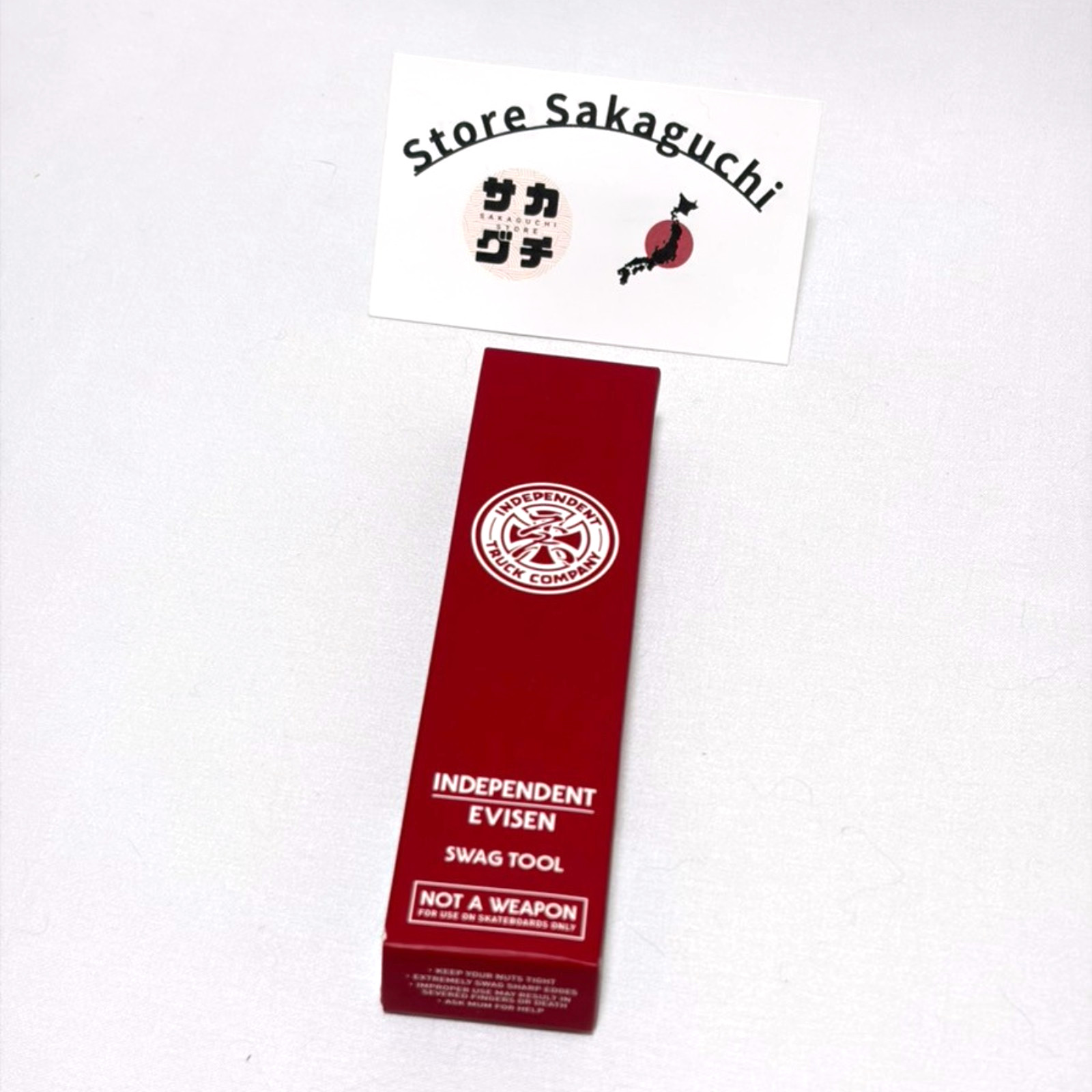 Independent x Evisen Swag Tool Skateboard Multi-Wrench Special Red