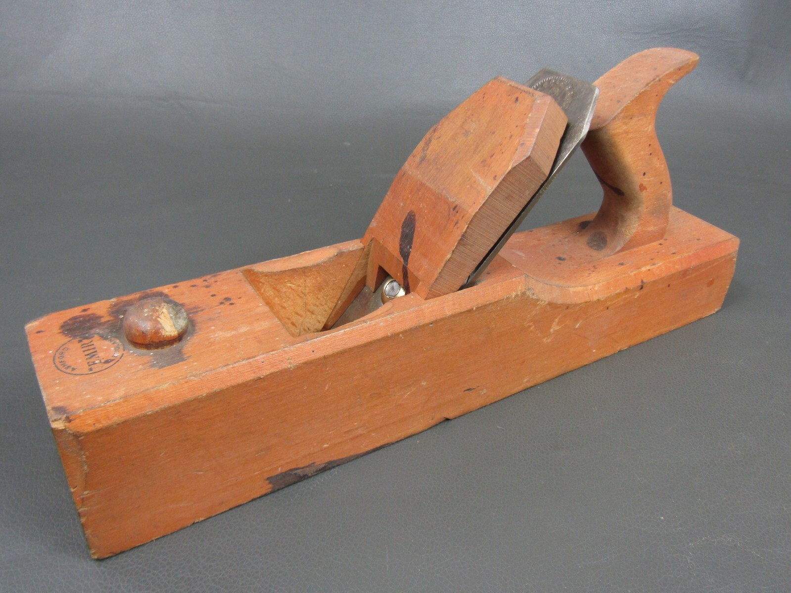 Wooden 14" technical razee jack plane vintage old tool by Emir