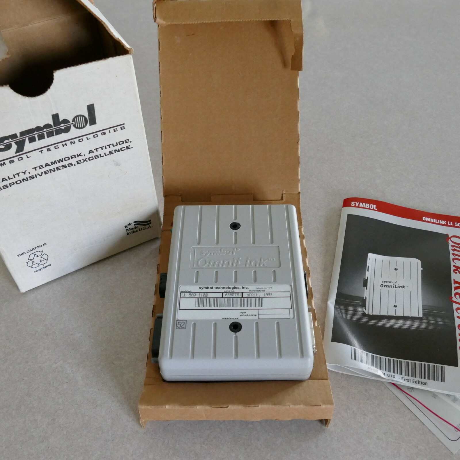 Symbol OmniLink LL-500-I100 Bar Code Adapter