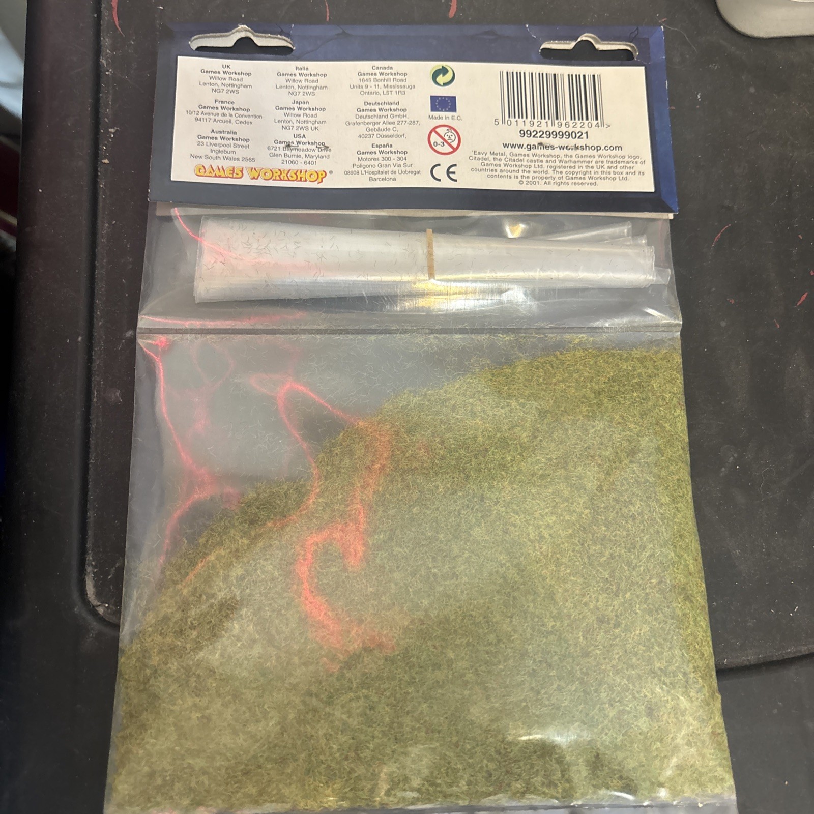 GW Citadel Modelling Terrain Static Grass Green MINT Games Workshop 2001 Ed