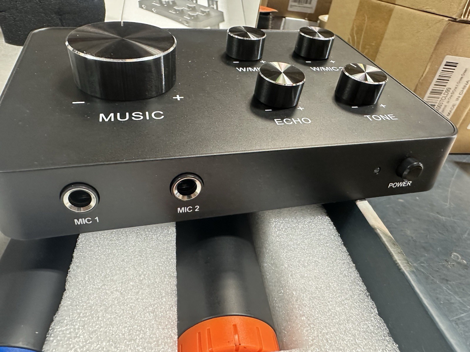 K201 Wireless Microphone Karaoke Mixer System, Dual Handheld Wireless Microphone